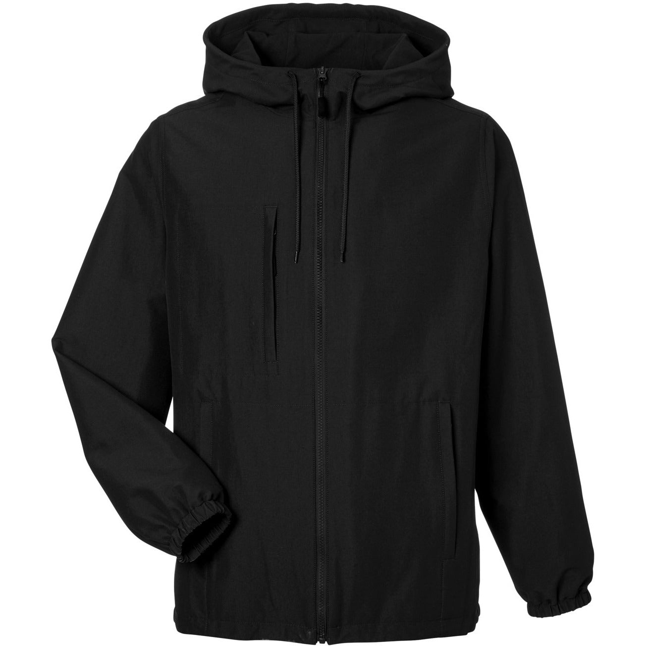 Harriton Unisex Flex Twill Hooded Jacket