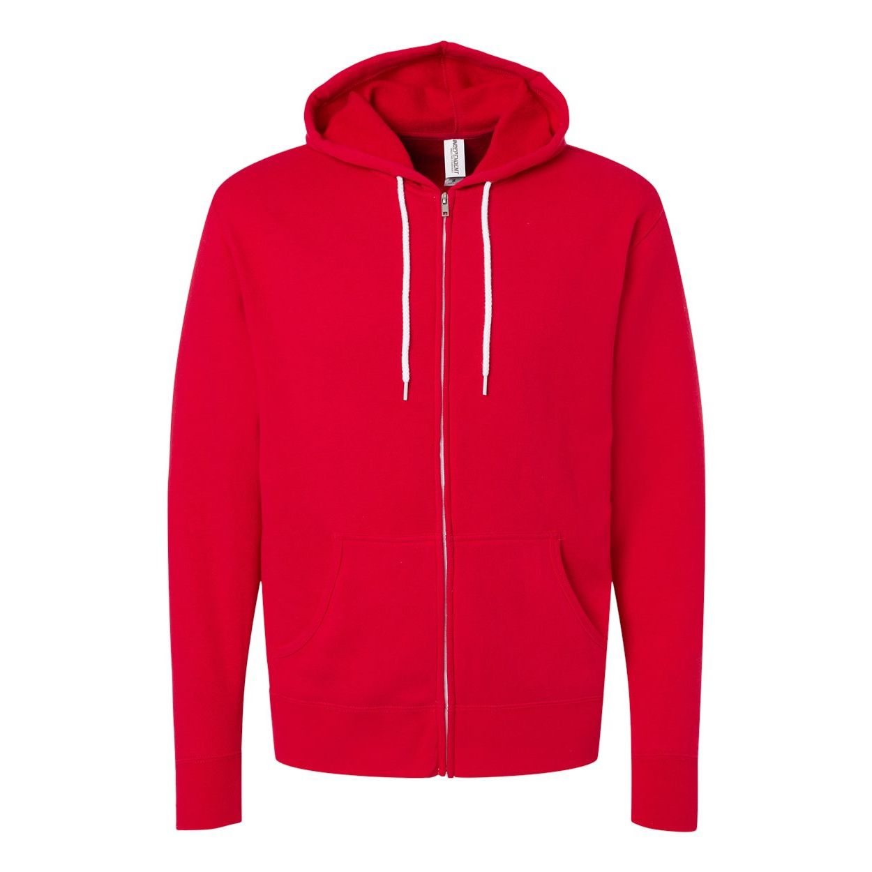 Lightweight Full-Zip Hooded Sweatshirt